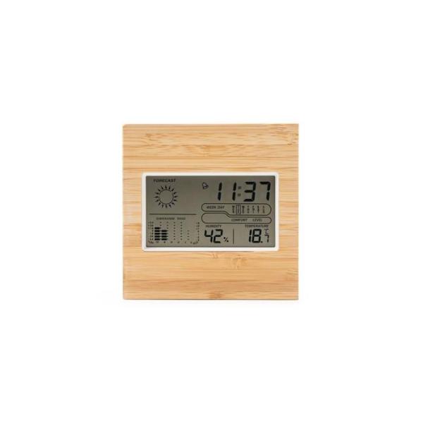 Wetterstation mit Bambus Kelvin